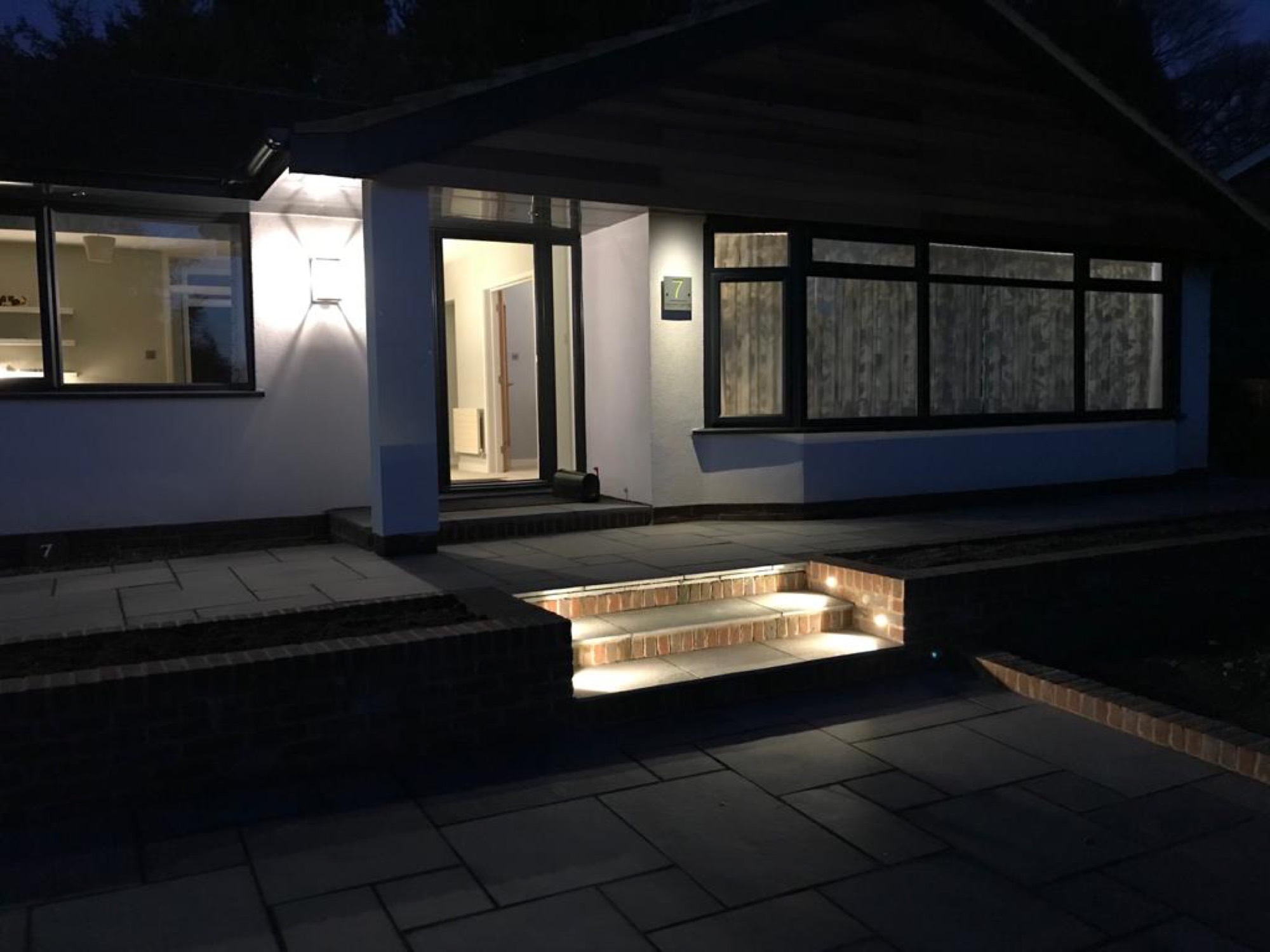 A house that reads properly after dark
