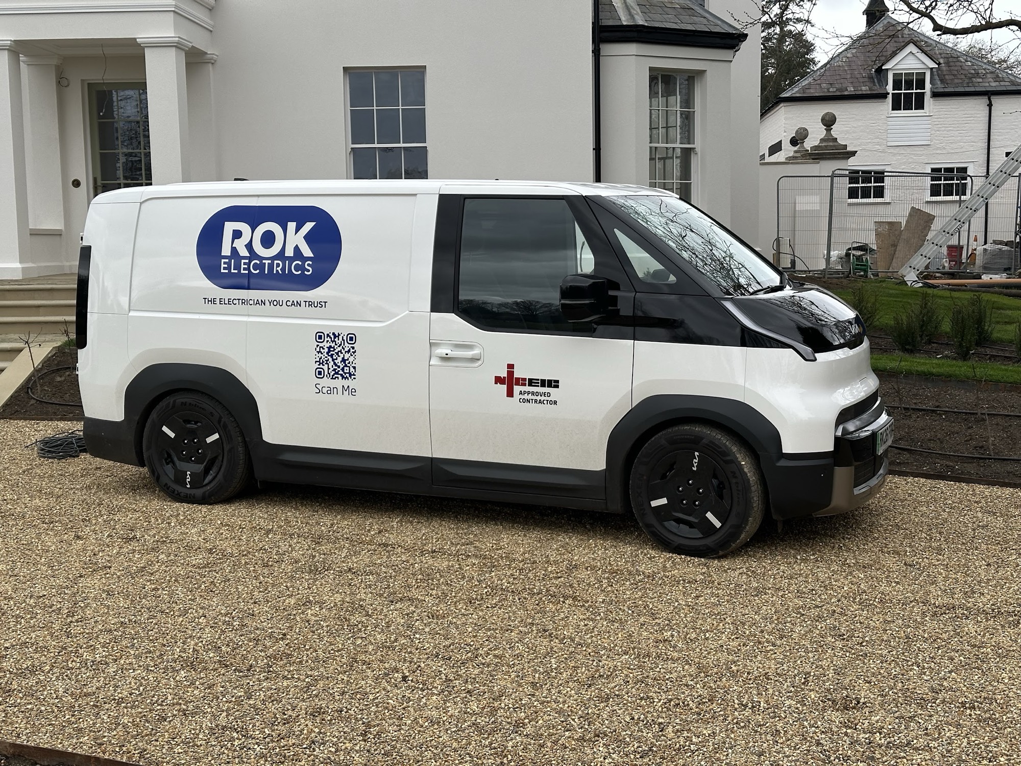 The van on a Surrey drive. If you've seen it parked on your lane, one of your neighbours has already had us out.